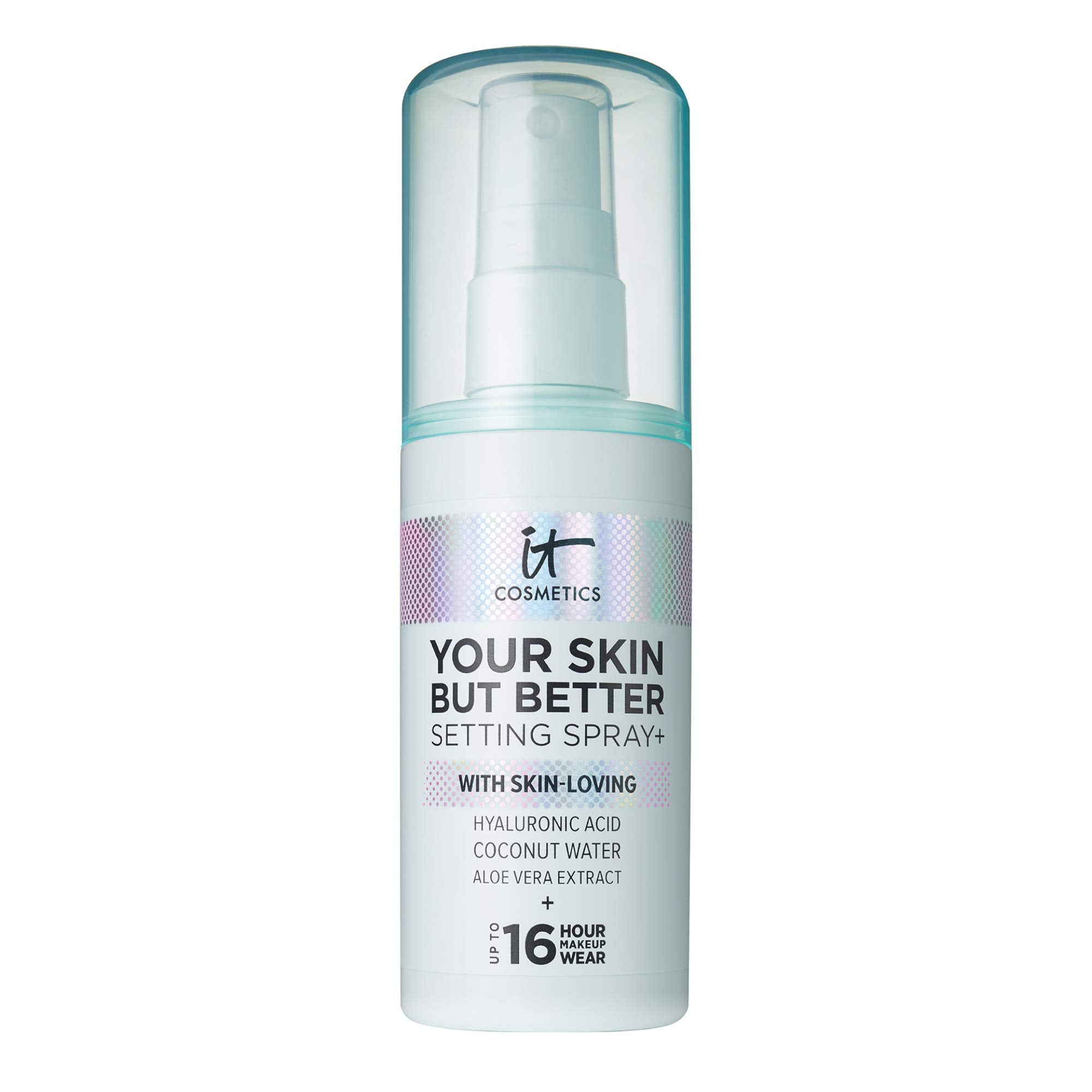 IT Cosmetics Your Skin But Better Makeup Setting Spray - Protects Makeup, Controls Shine, Provides Hydration - 16-Hour Hold - With Hyaluronic Acid, Coconut Water &amp; Aloe Vera