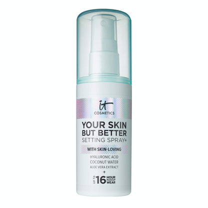 IT Cosmetics Your Skin But Better Makeup Setting Spray - Protects Makeup, Controls Shine, Provides Hydration - 16-Hour Hold - With Hyaluronic Acid, Coconut Water &amp; Aloe Vera