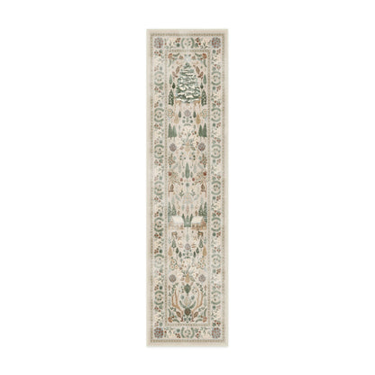RUGGABLE Winter Plaid Washable Rug - Perfect Holiday Area Rug for Living Room Bedroom Kitchen - Pet &amp; Child Friendly - Stain &amp; Water Resistant - Dress Stewart Tartan Plaid 3&