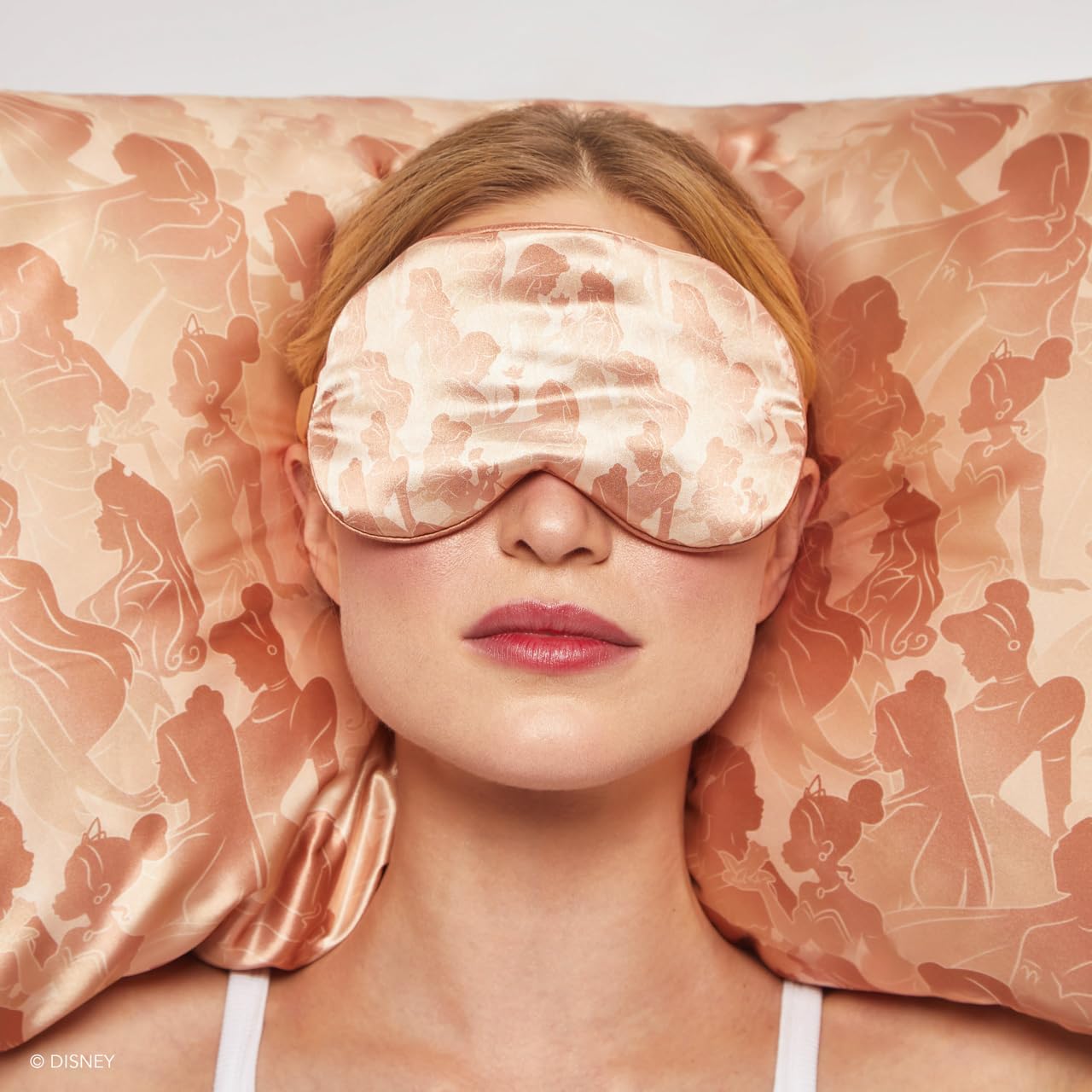 Kitsch Blackout Satin Sleep Mask, Softer Than Real Mulberry Silk Eye Cover, Soft Pressure Free Shade Blindfold for Puffy Eyes with Adjustable Straps, Weighted Eye Mask for Sleeping Women Men, Charcoal