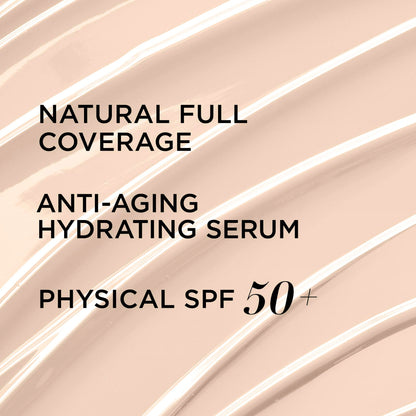 IT Cosmetics Your Skin But Better CC+ Cream - Color Correcting Cream, Full-Coverage Foundation, Hydrating Serum &amp; SPF 50+ Sunscreen - Natural Finish - 1.08 fl oz