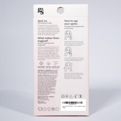 grace &amp; stella Pimple Patches For Face (Round, 36 Count) - Hydrocolloid Acne Patches for Face - Dermatologist Tested, Vegan, Cruelty-Free