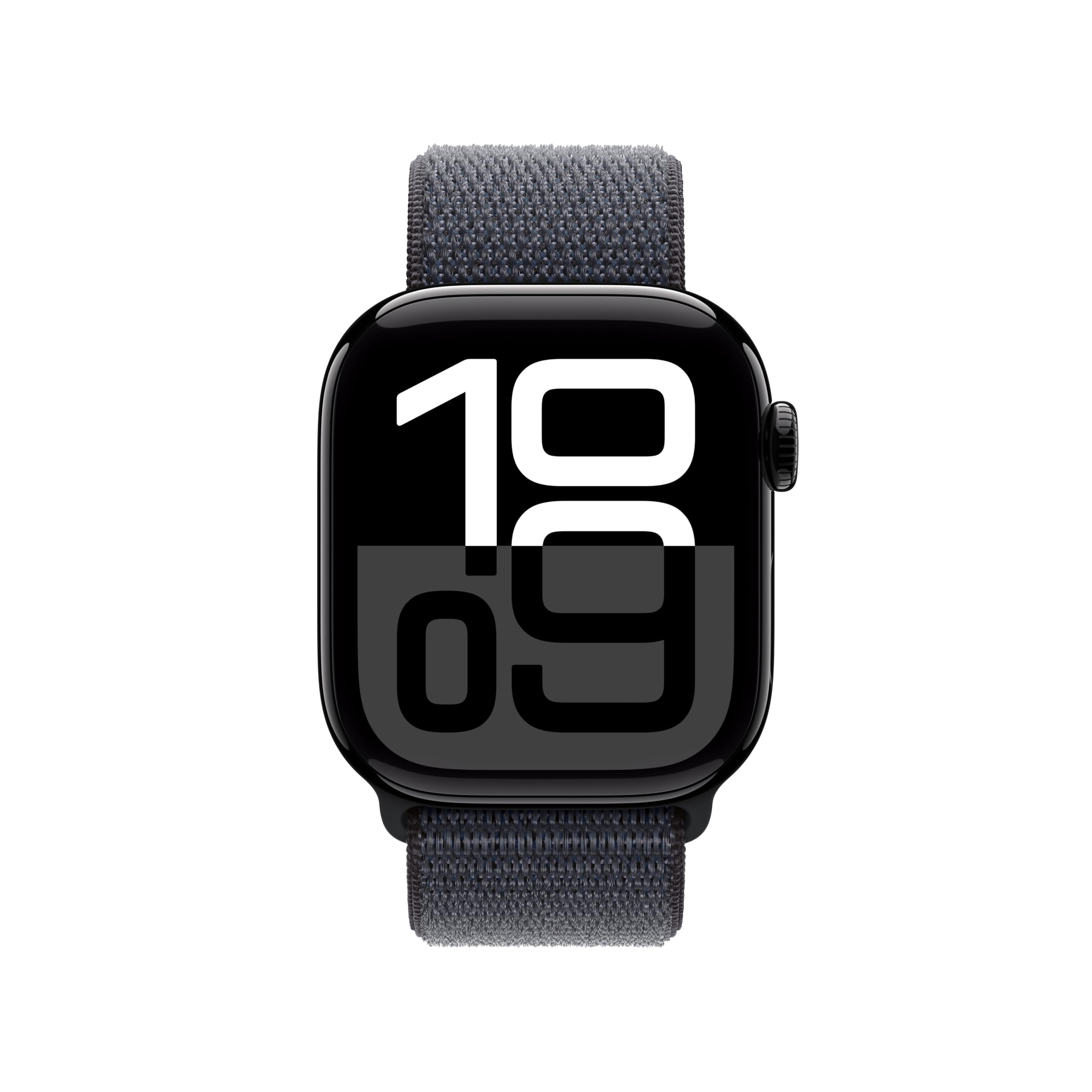 Apple Watch Series 10 [GPS 46mm] Smartwatch with Jet Black Aluminium Case with Black Sport Band. Fitness Tracker, ECG App, Always-On Retina Display, Water-Resistant