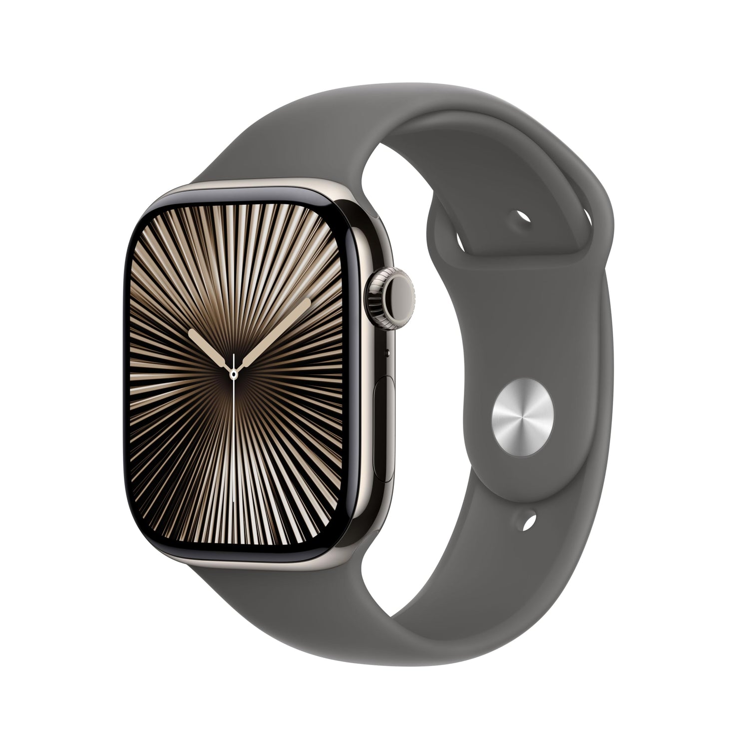 Apple Watch Series 10 [GPS 46mm] Smartwatch with Jet Black Aluminium Case with Black Sport Band. Fitness Tracker, ECG App, Always-On Retina Display, Water-Resistant