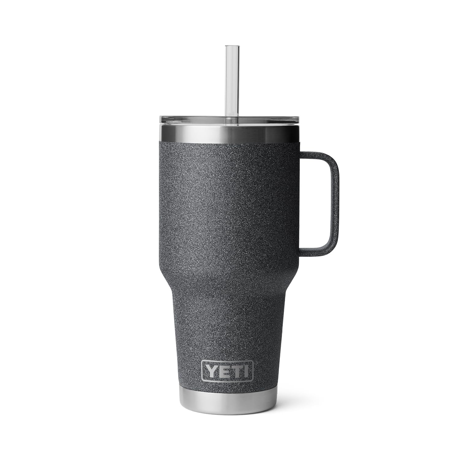 YETI Rambler Tumbler with Handle and Straw Lid, Vacuum Insulated Travel Mug, Stainless Steel