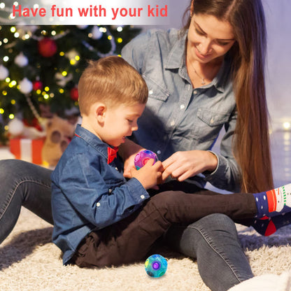 Vdealen Magic Rainbow Puzzle Ball- Fidget Ball Puzzle Game- Brain Teaser Toy for Boys &amp; Girls- Birthday Party Christmas Easter Gift Stocking Stuffers Toy for Kids Teens Adults- 2 Pack