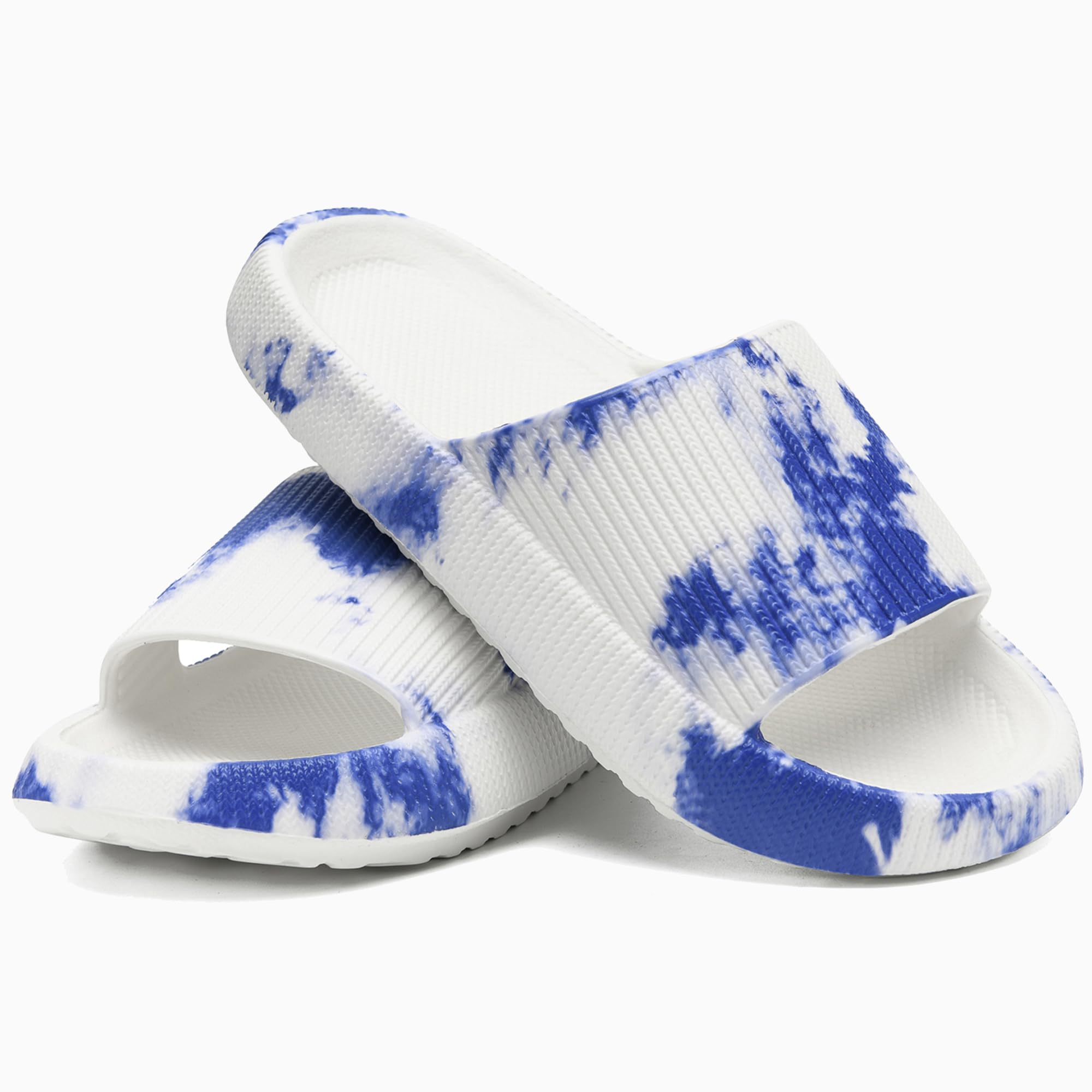rosyclo Cloud Slippers for Women and Men, Pillow House Slippers Shower Shoes Indoor Slides Bathroom Sandals, Ultimate Comfort, Lightweight, Thick Sole, Non-Slip, Easy to Clean