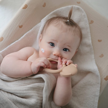 mushie Silicone Baby Teether Toy | Bunny