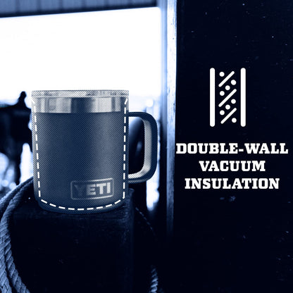 YETI Rambler 10 oz Stackable Mug, Vacuum Insulated, Stainless Steel with MagSlider Lid
