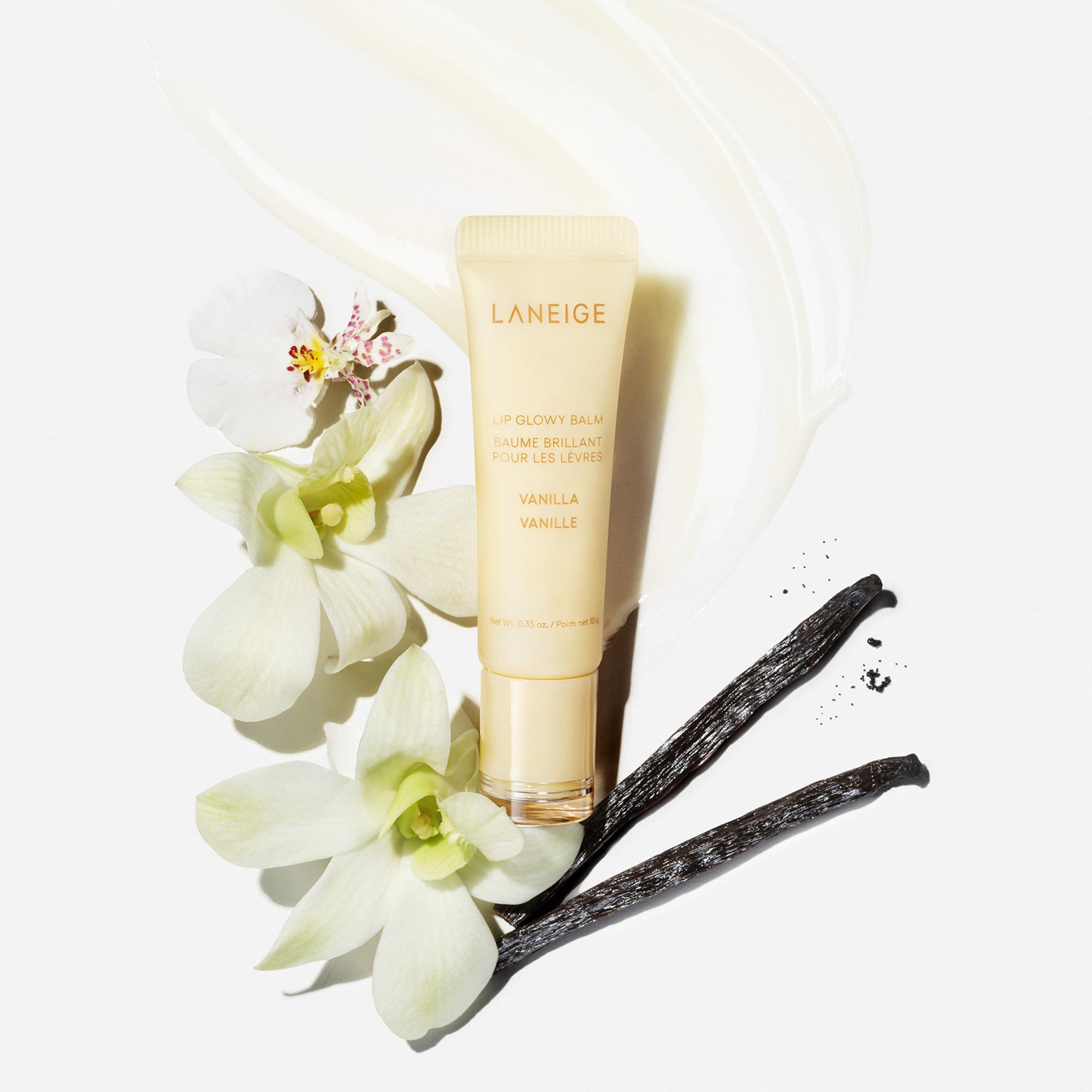 LANEIGE Lip Glowy Balm Hydrate, Glossy, Lightweight, Moisturize &amp; Tint with Shea Butter