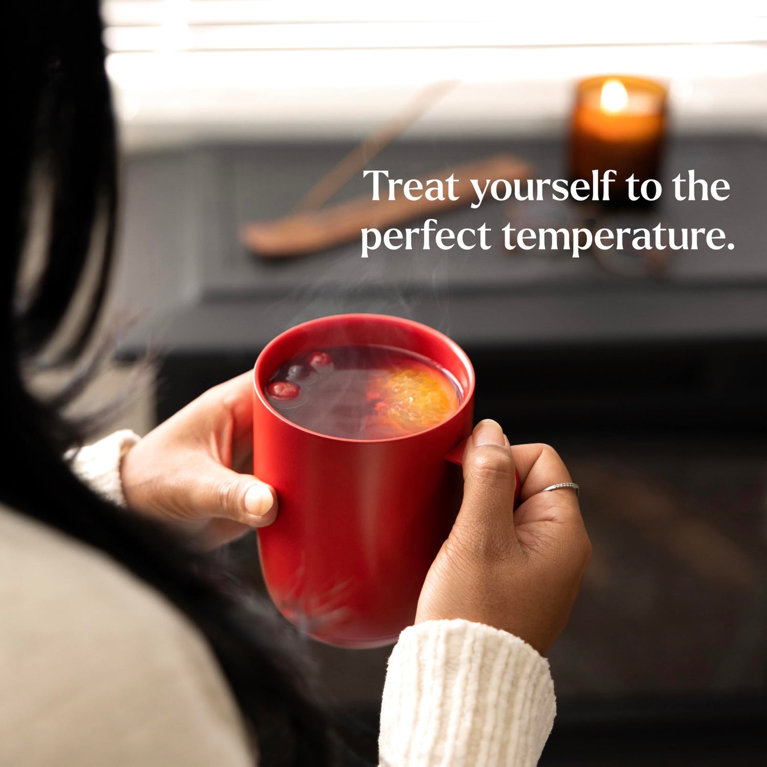 Ember Temperature Control Smart Mug 2, 14 Oz, App-Controlled Heated Coffee Mug with 80 Min Battery Life and Improved Design, White