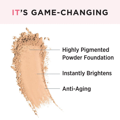 IT Cosmetics Celebration Foundation Illumination - Full-Coverage, Anti-Aging Powder Foundation - Blurs Pores, Wrinkles &amp; Imperfections - 0.3 oz