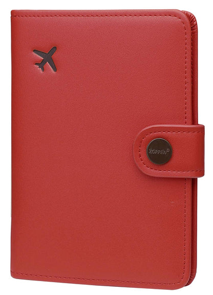 Zoppen RFID Blocking Travel Passport Holder Cadanian Passport Cover Slim Id Card Case (