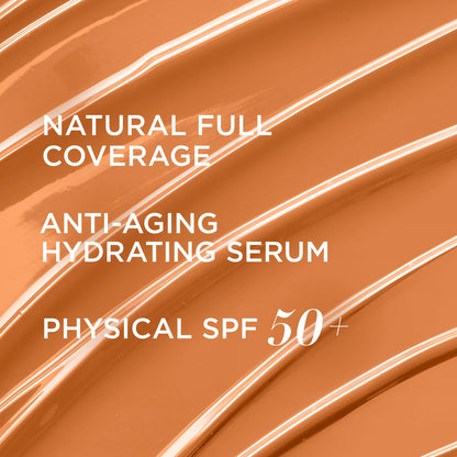 IT Cosmetics Your Skin But Better CC+ Cream - Color Correcting Cream, Full-Coverage Foundation, Hydrating Serum &amp; SPF 50+ Sunscreen - Natural Finish - 1.08 fl oz