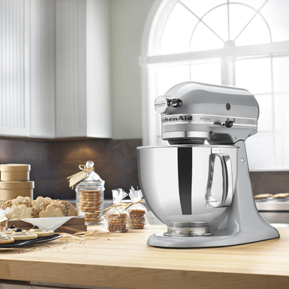 KitchenAid Artisan Series 5-Quart Tilt-Head Stand Mixer, Almond Cream, KSM150PSAC