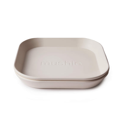 mushie Flatware Fork and Spoon Set for Kids | Made in Denmark (Sage)