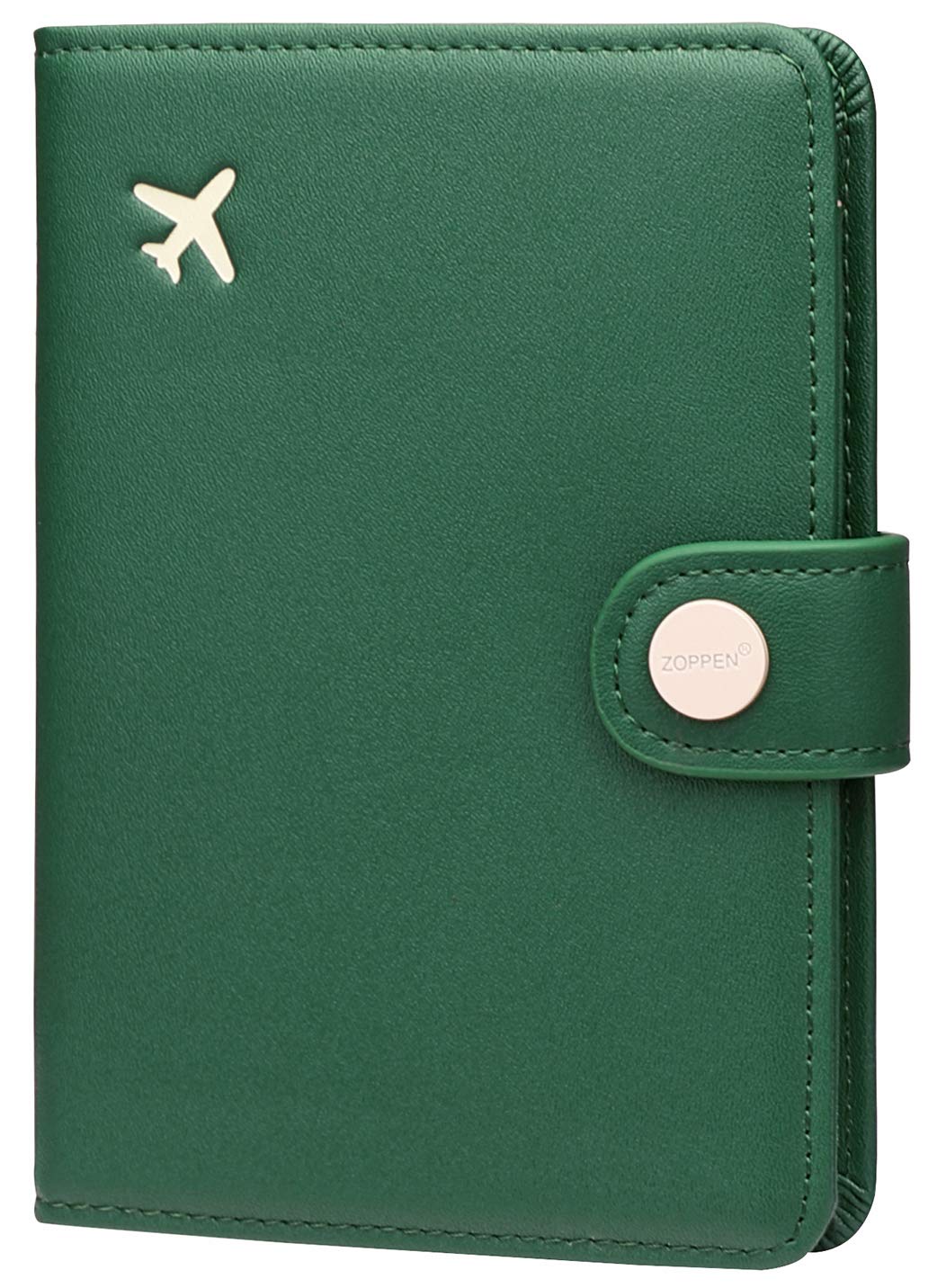 Zoppen RFID Blocking Travel Passport Holder Cadanian Passport Cover Slim Id Card Case (