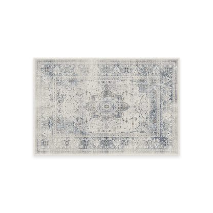 RUGGABLE – Sarrah Blue Quartz – Machine Washable Runner Rug – Pet &amp; Child Friendly – Stain &amp; Water Resistant – Non-Slip – 2.5&