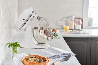 KitchenAid Artisan Series 5-Quart Tilt-Head Stand Mixer, Almond Cream, KSM150PSAC