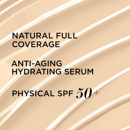 IT Cosmetics Your Skin But Better CC+ Cream - Color Correcting Cream, Full-Coverage Foundation, Hydrating Serum &amp; SPF 50+ Sunscreen - Natural Finish - 1.08 fl oz