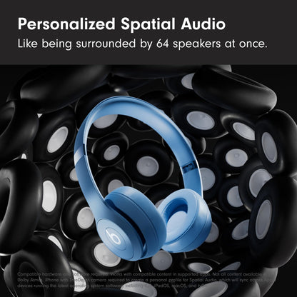 Beats Solo 4 - Wireless Bluetooth On-Ear Headphones, Apple &amp; Android Compatible, Up to 50 Hours of Battery Life - Cloud Pink