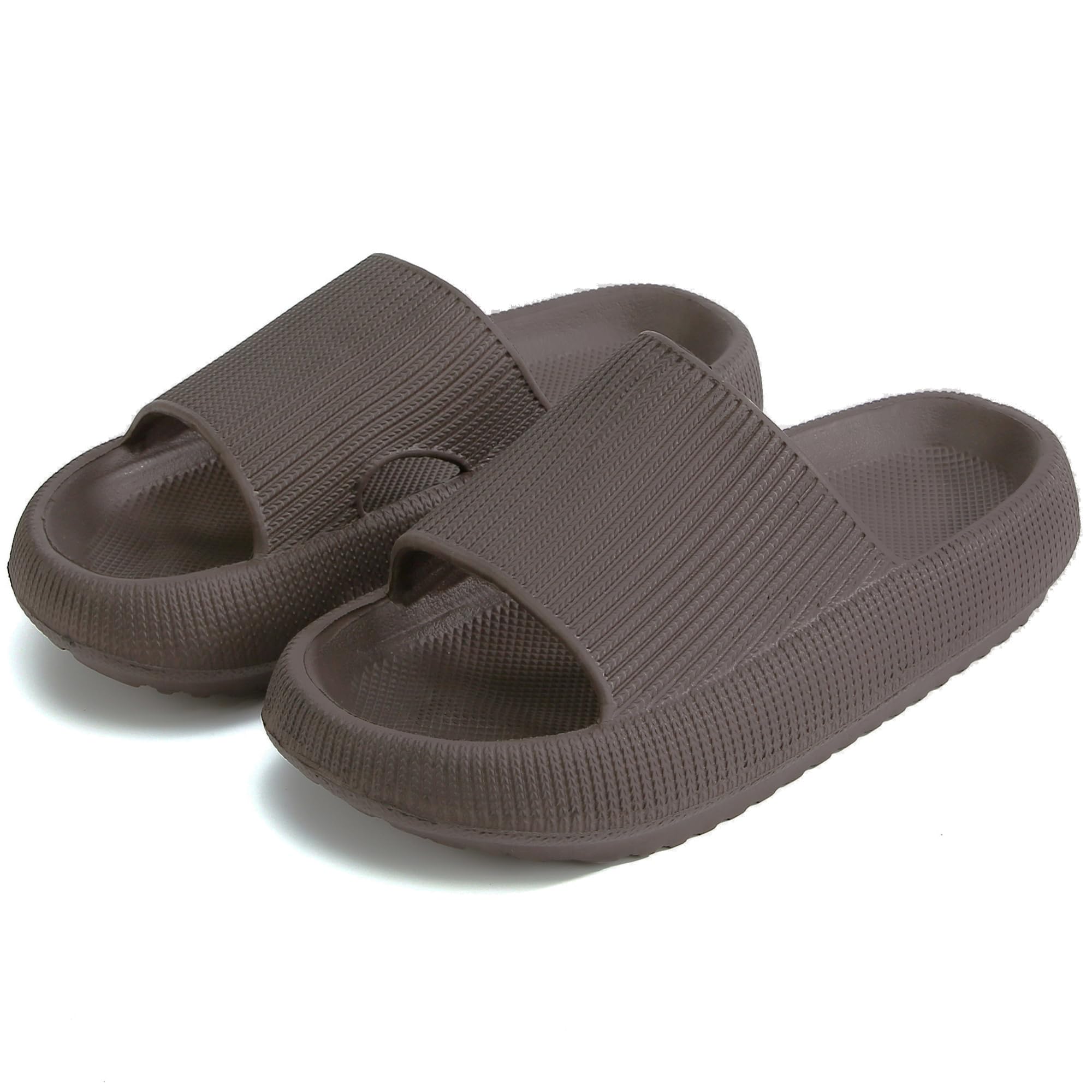 rosyclo Cloud Slippers for Women and Men, Pillow House Slippers Shower Shoes Indoor Slides Bathroom Sandals, Ultimate Comfort, Lightweight, Thick Sole, Non-Slip, Easy to Clean