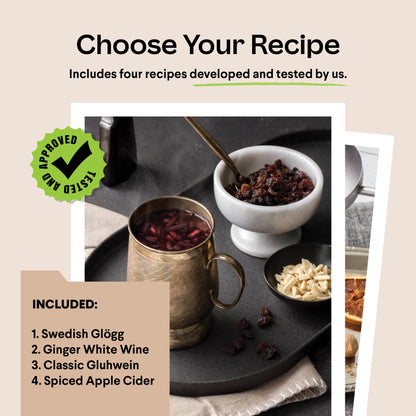Cooking Gift Set Co. | Mulled Wine Gift Set | Unique Gifts Wine Accessories, Food &amp; Beverage Gifts, Cooking Gadgets Holiday Gifts, Wine Gifts for Women, Christmas Gift Ideas, Wine Making Kit