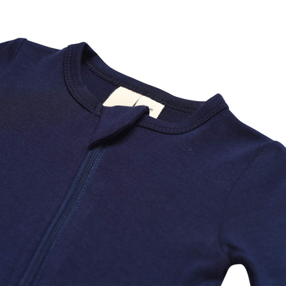 KYTE BABY Zippered Rompers, Unisex, Rayon Made from Bamboo (0-24 Months
