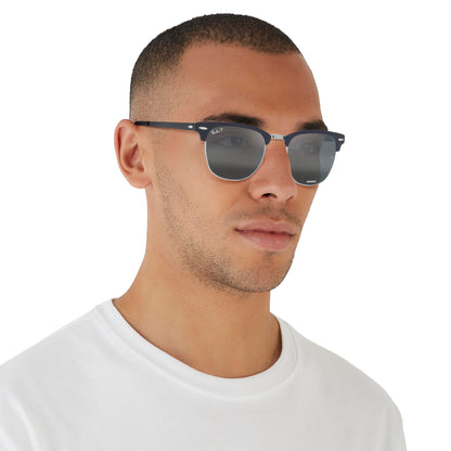 Ray-Ban RB3716 Clubmaster Metal Square Sunglasses