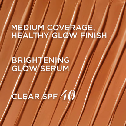IT Cosmetics CC+ Nude Glow Lightweight Foundation + Glow Serum with SPF 40 - With Niacinamide, Hyaluronic Acid &amp; Green Tea Extract - 1.08 fl oz