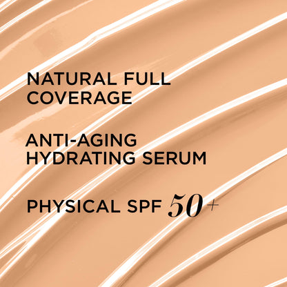 IT Cosmetics Your Skin But Better CC+ Cream - Color Correcting Cream, Full-Coverage Foundation, Hydrating Serum &amp; SPF 50+ Sunscreen - Natural Finish - 1.08 fl oz