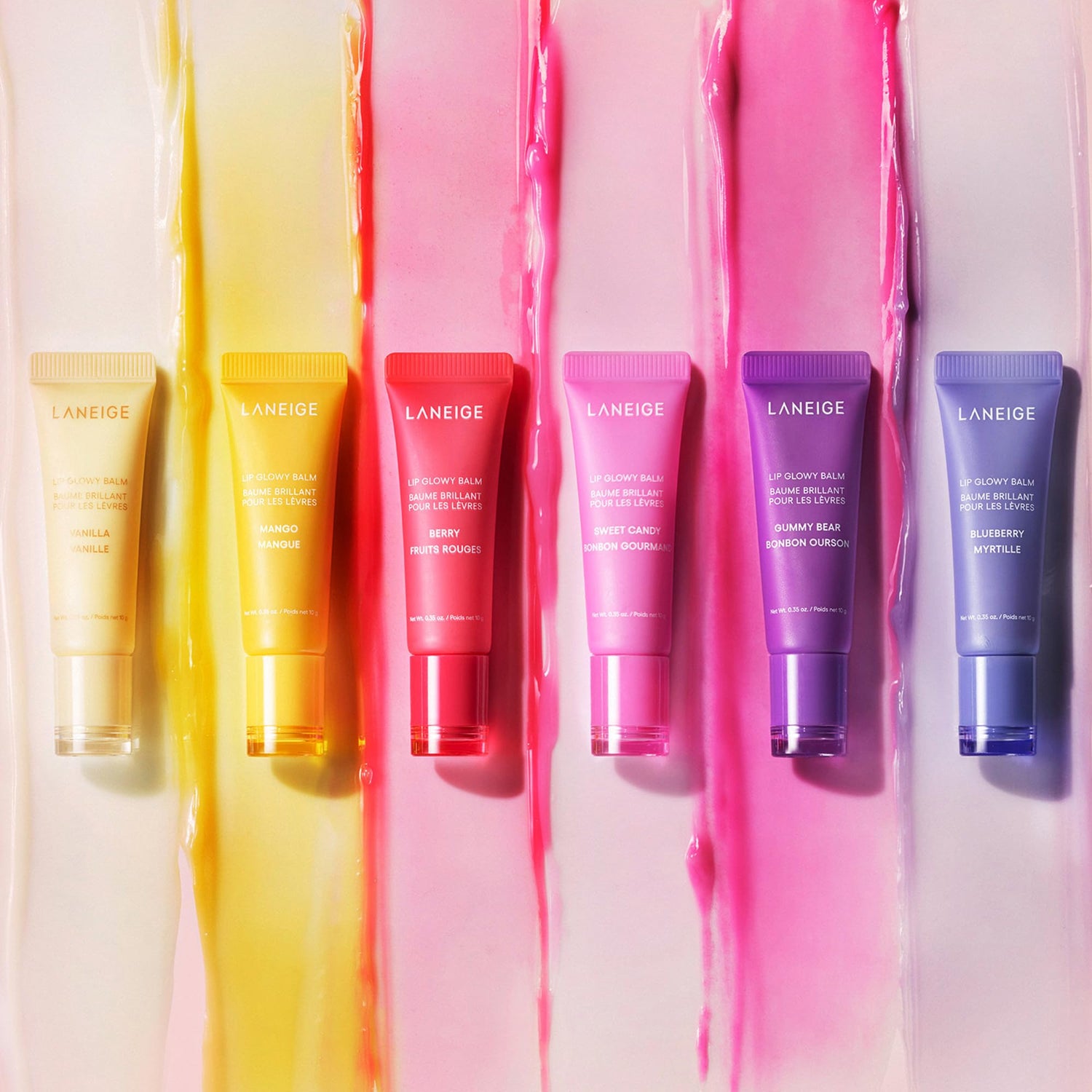 LANEIGE Lip Glowy Balm Hydrate, Glossy, Lightweight, Moisturize &amp; Tint with Shea Butter
