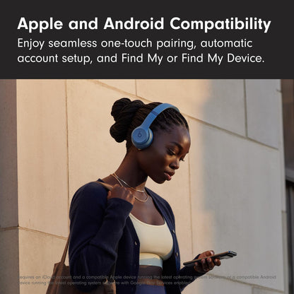 Beats Solo 4 - Wireless Bluetooth On-Ear Headphones, Apple &amp; Android Compatible, Up to 50 Hours of Battery Life - Cloud Pink