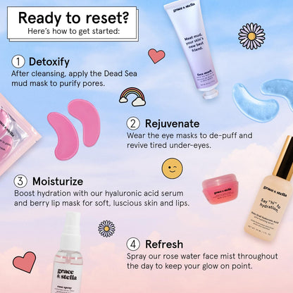 grace &amp; stella Award Winning Weekend Reset Gift Set for Women