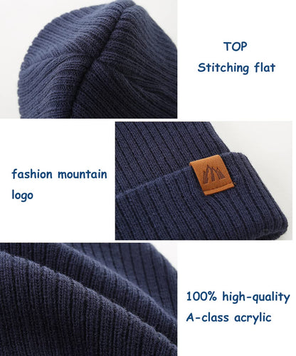 LMLALML Beanie for Toddler Boys Elegant Baby Beanie Knit Winter Hat for Kids