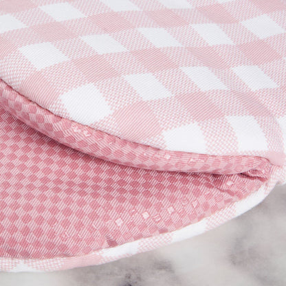KitchenAid Gingham Mini Oven Mitt 2-Pack Set, Dried Rose, 5.5&quot;x8&quot;