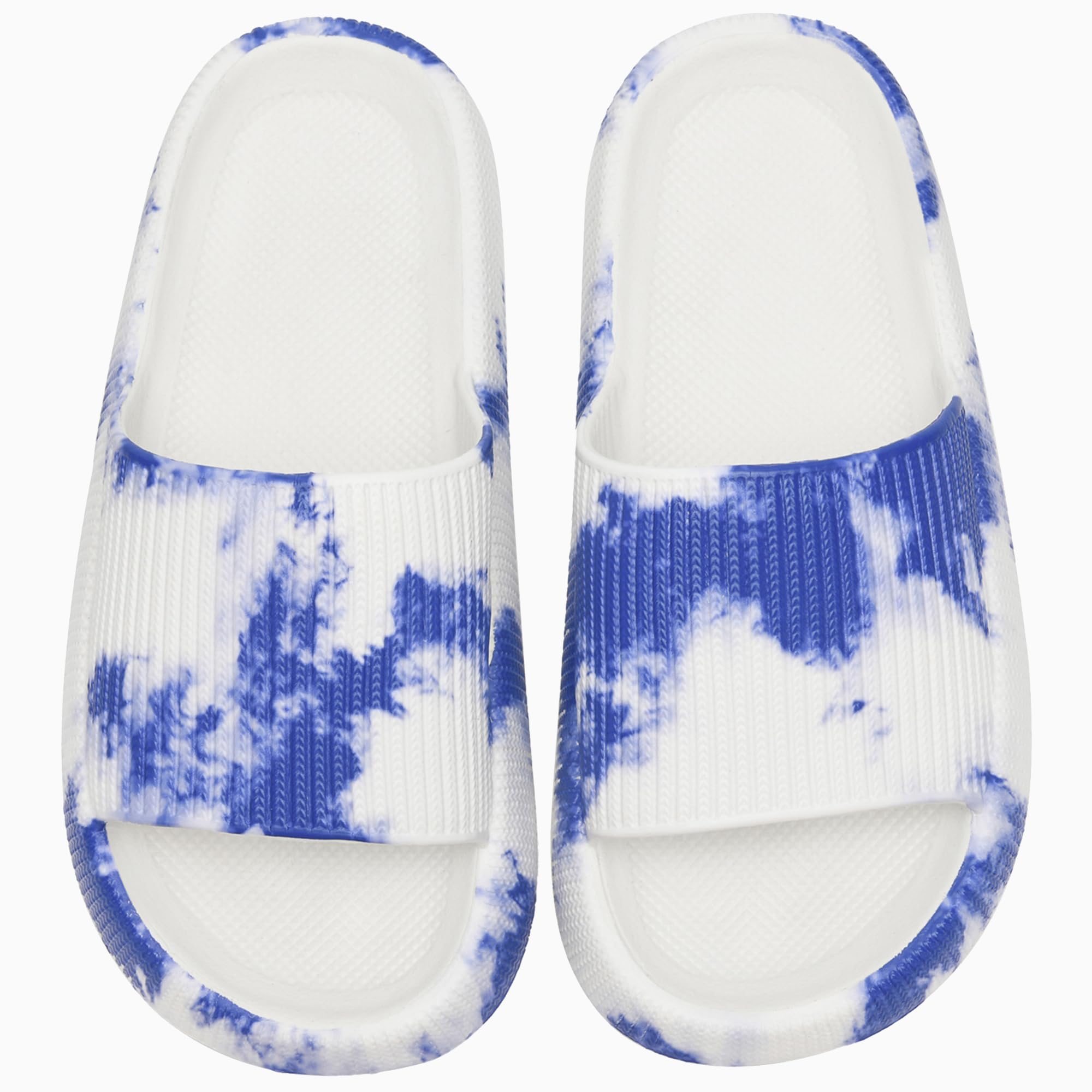rosyclo Cloud Slippers for Women and Men, Pillow House Slippers Shower Shoes Indoor Slides Bathroom Sandals, Ultimate Comfort, Lightweight, Thick Sole, Non-Slip, Easy to Clean