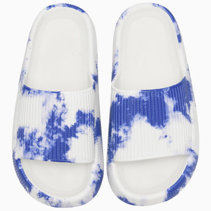 rosyclo Cloud Slippers for Women and Men, Pillow House Slippers Shower Shoes Indoor Slides Bathroom Sandals, Ultimate Comfort, Lightweight, Thick Sole, Non-Slip, Easy to Clean