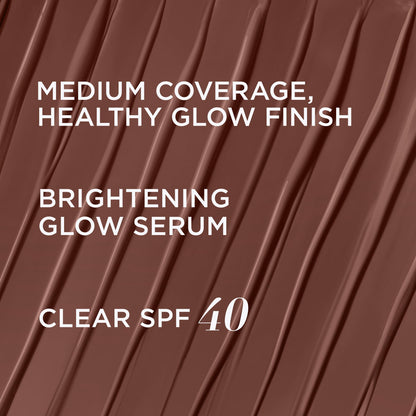 IT Cosmetics CC+ Nude Glow Lightweight Foundation + Glow Serum with SPF 40 - With Niacinamide, Hyaluronic Acid &amp; Green Tea Extract - 1.08 fl oz