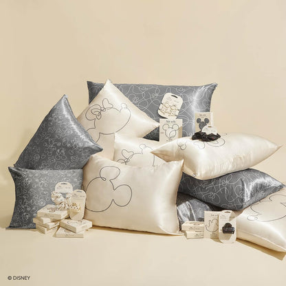 Kitsch Satin Pillowcase with Zipper for Hair &amp; Skin, Softer Than Silk Pillow Cases Queen, Smooth Pillow Covers, Machine Washable, Wrinkle-Free, Cooling Satin Pillow Cases Standard Size 19&quot;x26&quot;, Ivory