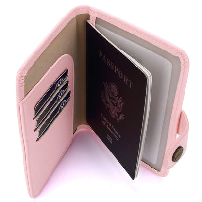 Zoppen RFID Blocking Travel Passport Holder Cadanian Passport Cover Slim Id Card Case (