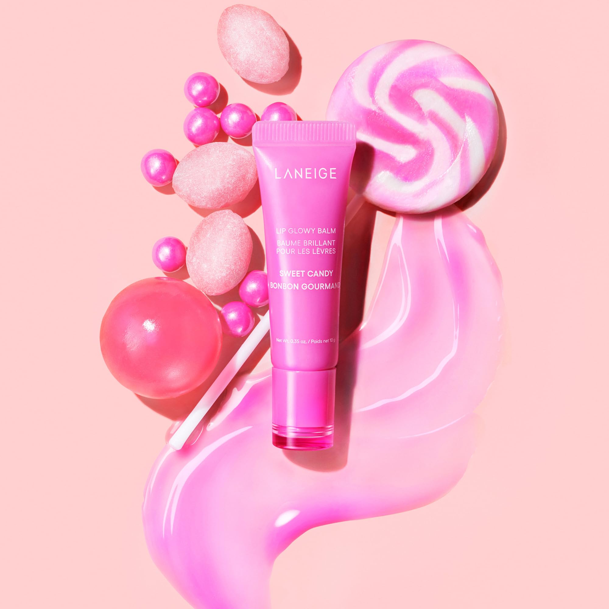 LANEIGE Lip Glowy Balm Hydrate, Glossy, Lightweight, Moisturize &amp; Tint with Shea Butter