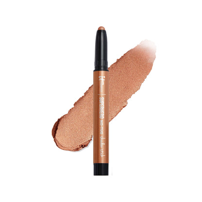 IT Cosmetics Superhero No-Tug Waterproof Eyeshadow Stick - Longwear Blendable Cream with Built-In Primer Suitable for Sensitive Eyes 0.05 oz