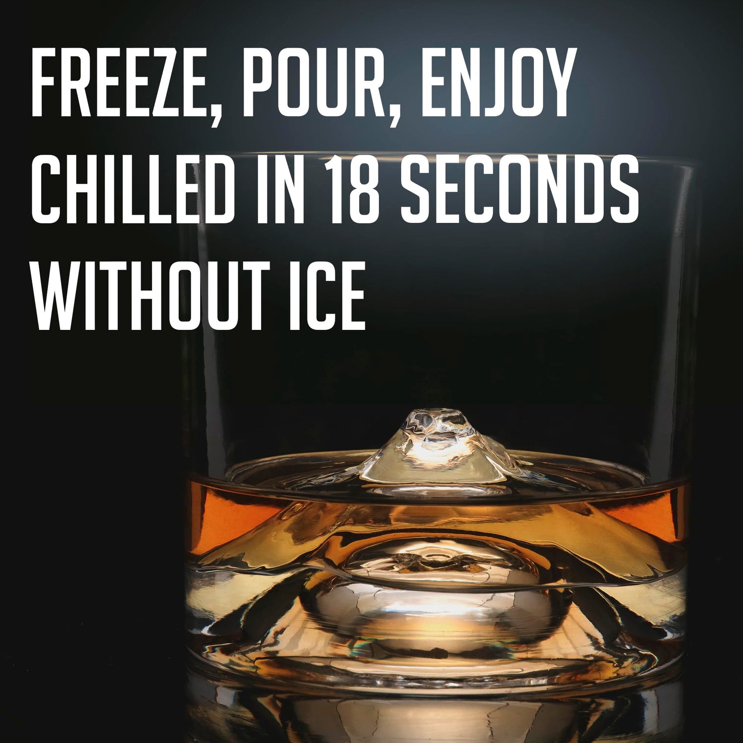 LIITON Heavy Crystal Whiskey Glasses Gift Set, Thick Freezable Bourbon Glass 1lb Each, Premium Whiskey Gifts for Men, Frozen Crystal Chills Cocktails Featuring Grand Canyon Glasses Set of 2, 10 oz