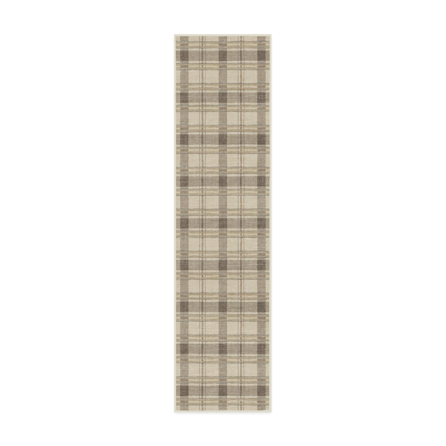 RUGGABLE Winter Plaid Washable Rug - Perfect Holiday Area Rug for Living Room Bedroom Kitchen - Pet &amp; Child Friendly - Stain &amp; Water Resistant - Dress Stewart Tartan Plaid 3&