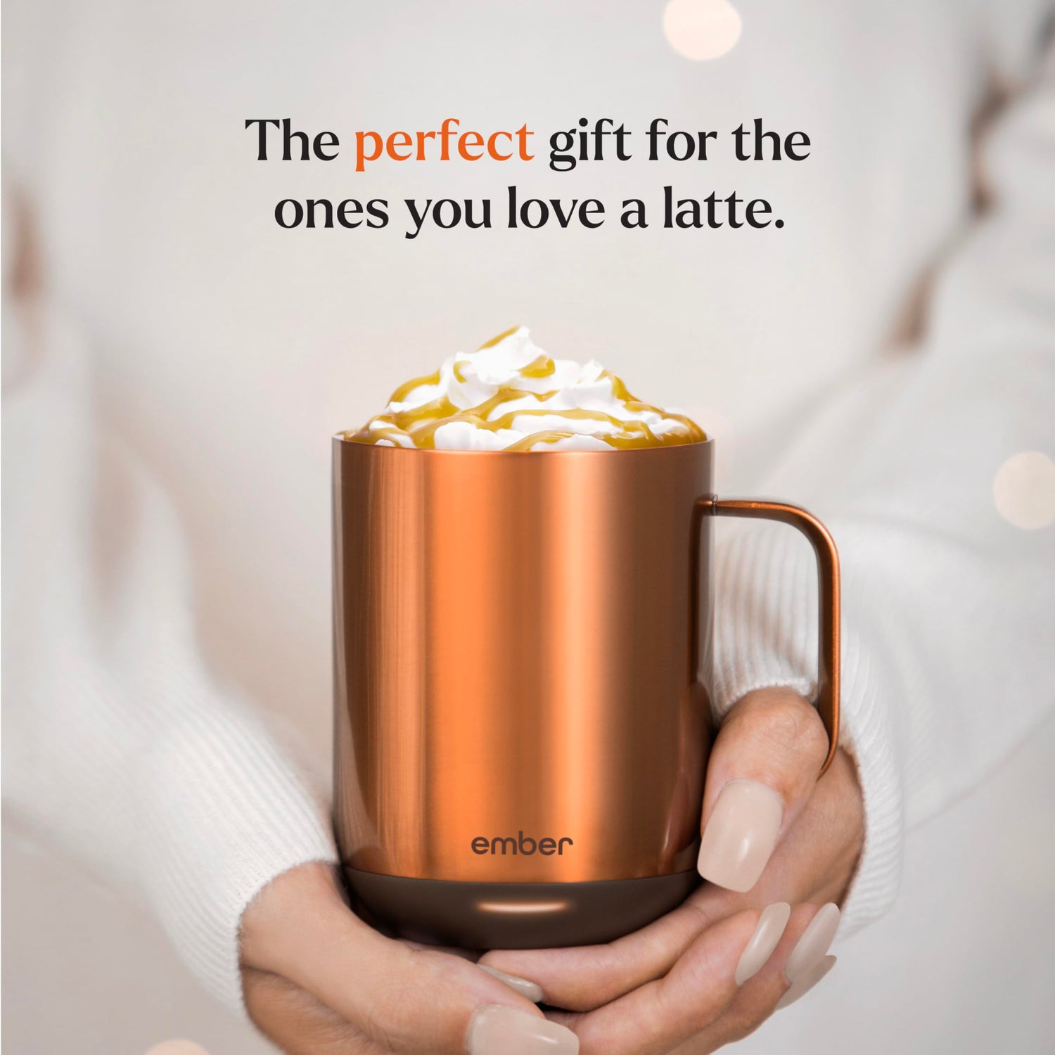 Ember Temperature Control Smart Mug 2, 14 Oz, App-Controlled Heated Coffee Mug with 80 Min Battery Life and Improved Design, White