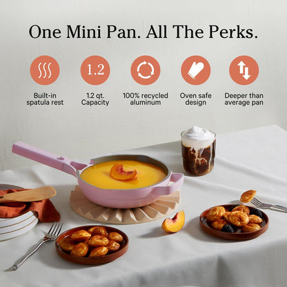 Our Place Always Pan Duo - Always Pan &amp; Mini Always Pan 2.0 Bundle | Multi-Functional Cookware Set Replaces 20 Pieces | Lavender