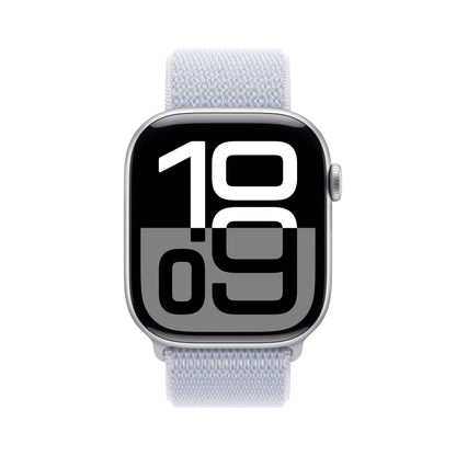 Apple Watch Series 10 [GPS 46mm] Smartwatch with Jet Black Aluminium Case with Black Sport Band. Fitness Tracker, ECG App, Always-On Retina Display, Water-Resistant