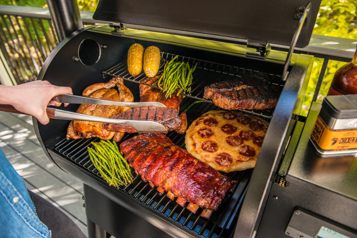 Traeger Grills Pro 575 Electric Wood Pellet Grill and Smoker, Bronze, 572 Square Inches Cook Area, 500 Degree Max Temperature, Meat Probe, 6 in 1 BBQ Grill with WiFi and app connectivity