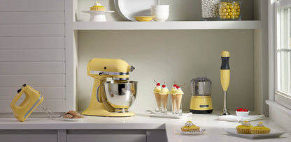 KitchenAid Artisan Series 5-Quart Tilt-Head Stand Mixer, Almond Cream, KSM150PSAC